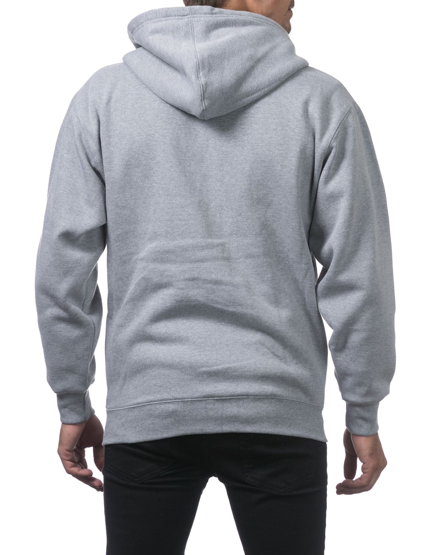 PRO CLUB MENS HEAVYWEIGHT FULL ZIP FLEECE HOODIE