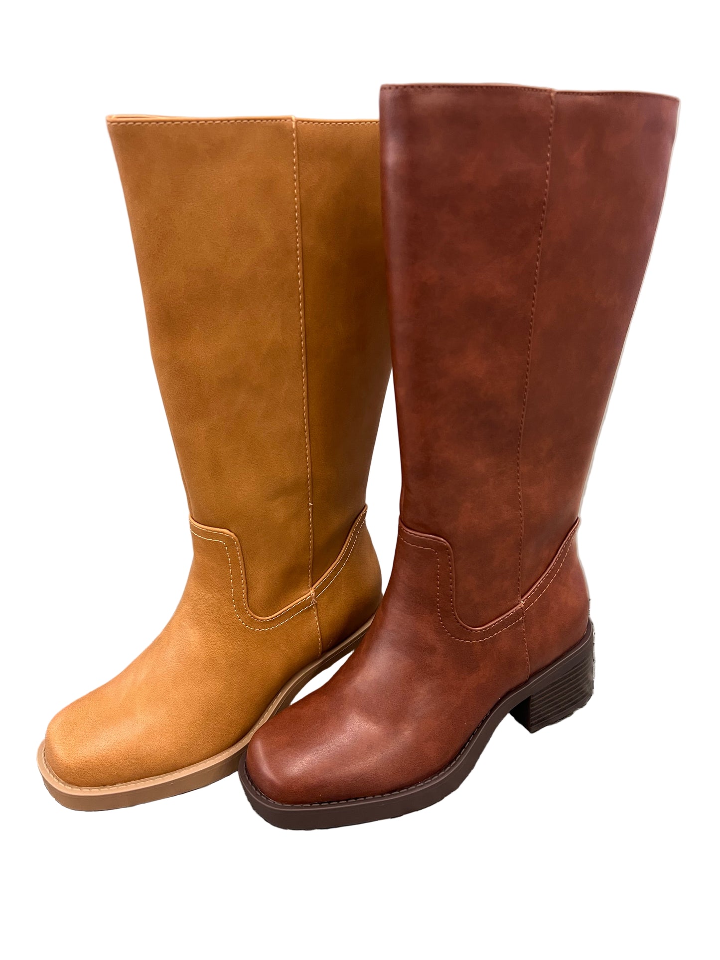 SIMPLE SLIP ON BOOT WITH BLOCK HEEL BELVIN-S