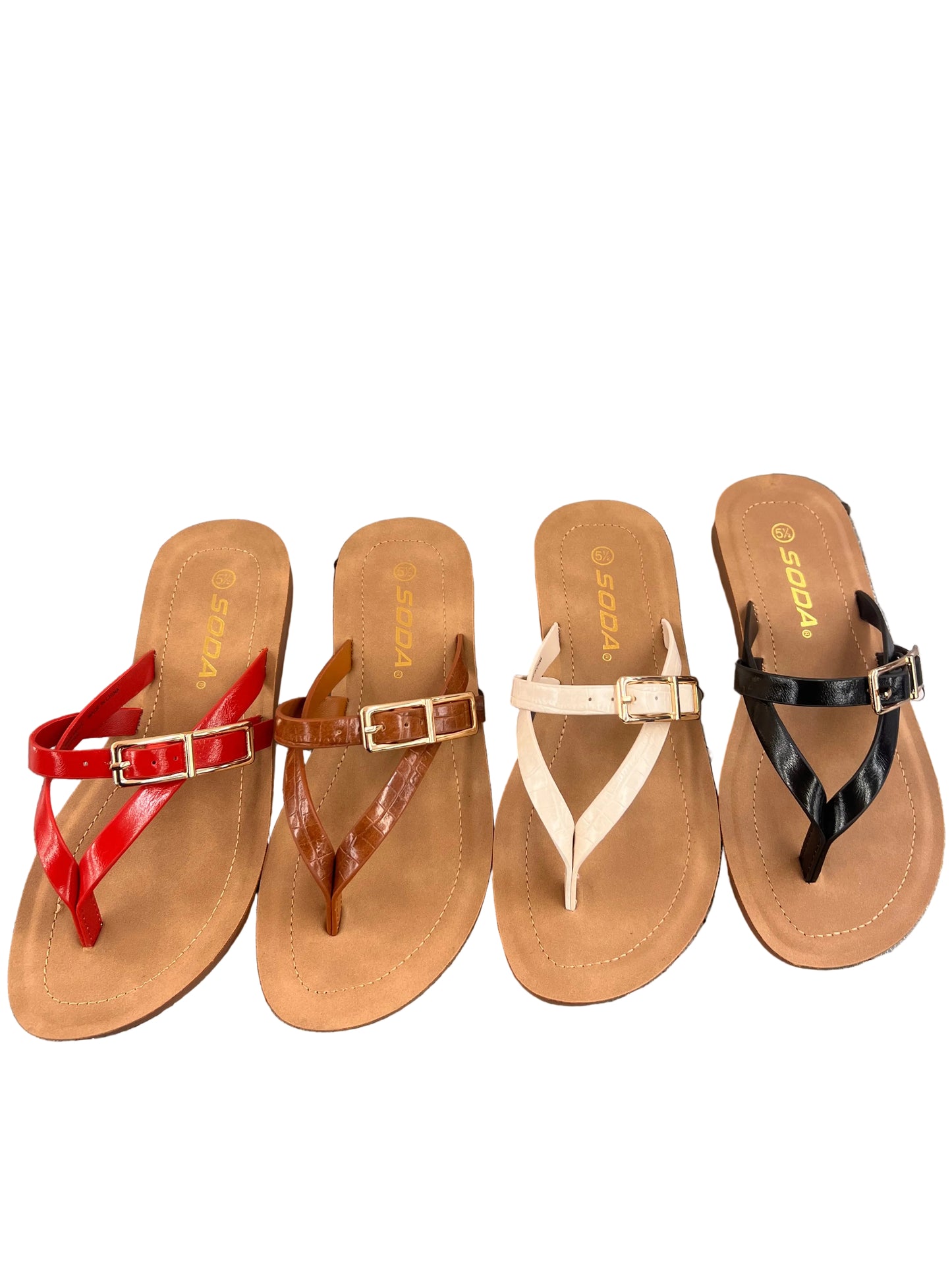 CASUAL FLIP FLOP WITH LITTLE BUCKLE AUGIE-S