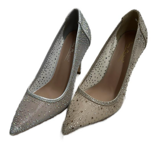 MESH RHINESTONE STILETTO PUMP NEROLI-55