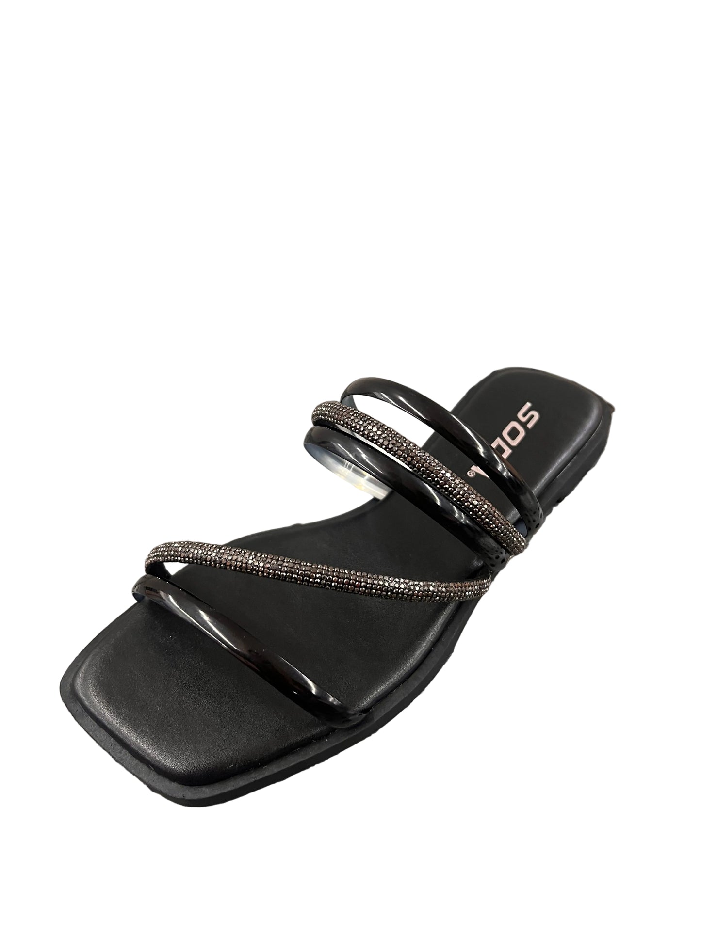 SQUARE TOE STRAPPY SLIDE SANDAL YUKON-S