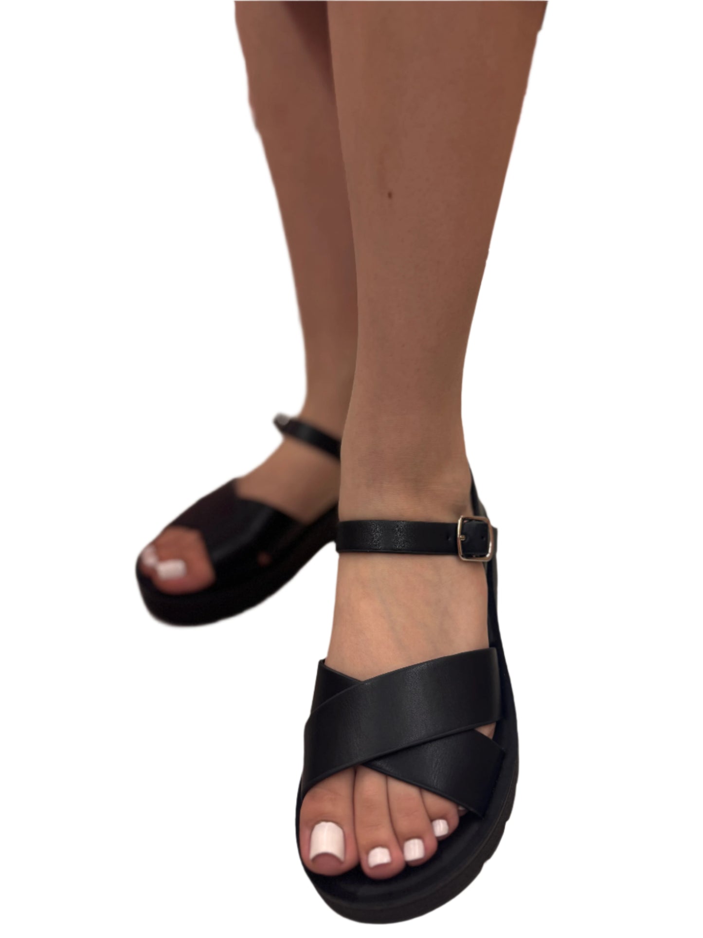 CASUAL SANDAL WITH CROSS TOE BAND CHESTER-S