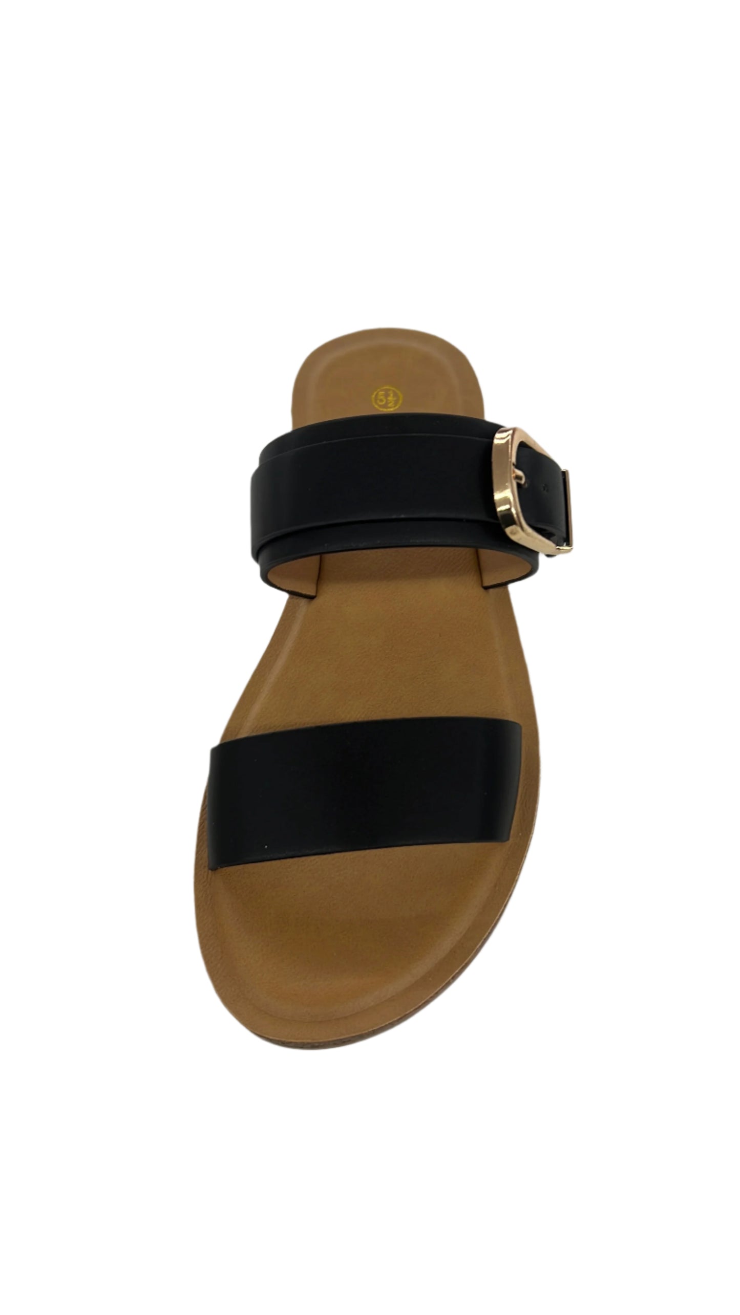 SLIDE SUMMER SANDAL WITH BUCKLE DETAIL INTENT-S