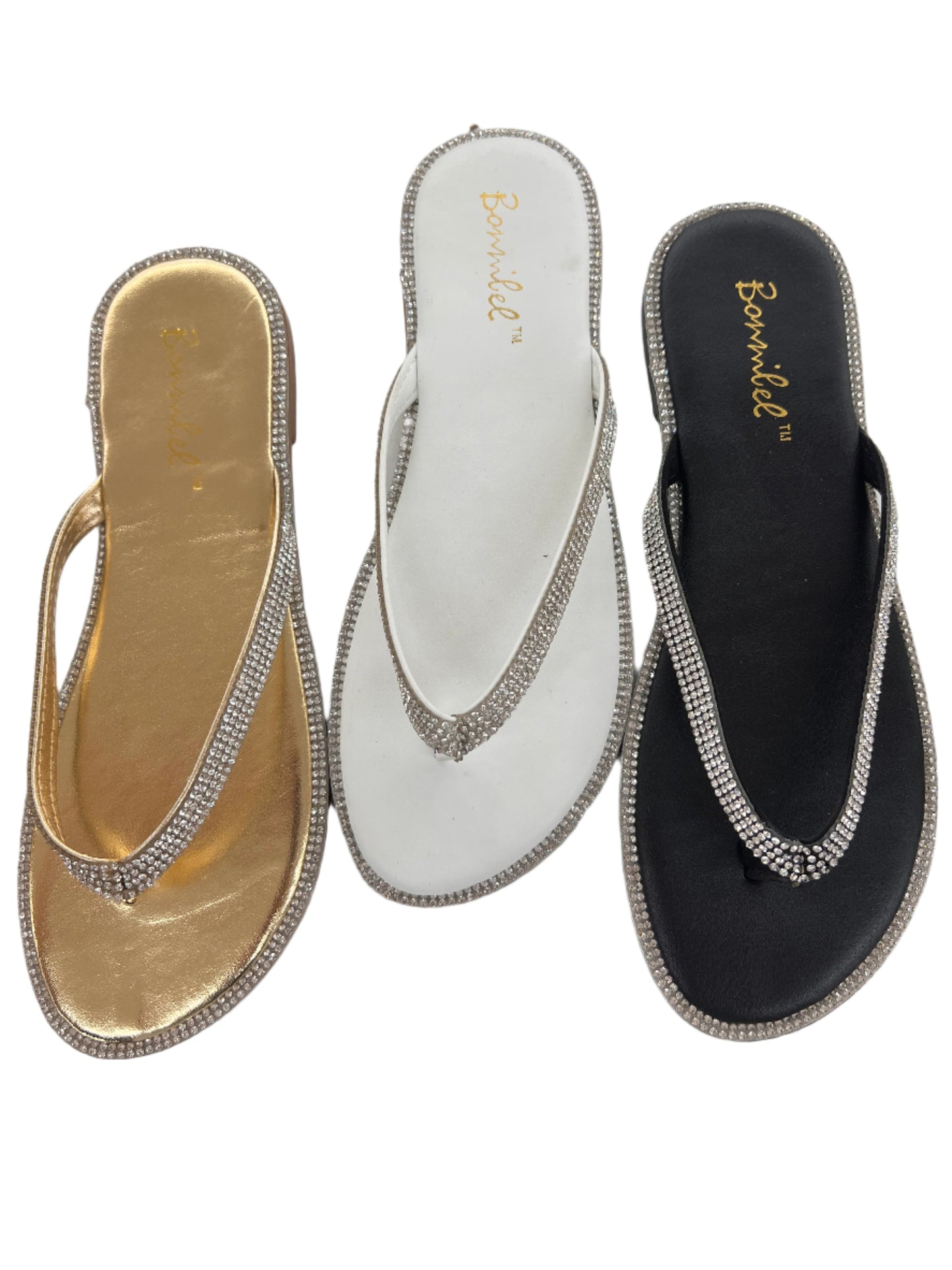 RHINESTONE FLIP FLOP SANDAL TAKA -7