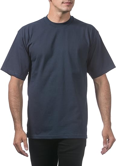 Pro Club Men's 3-Pack Heavyweight Cotton Short Sleeve Crew Neck T-Shirt