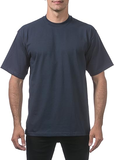 Pro Club Men's 3-Pack Heavyweight Cotton Short Sleeve Crew Neck T-Shirt