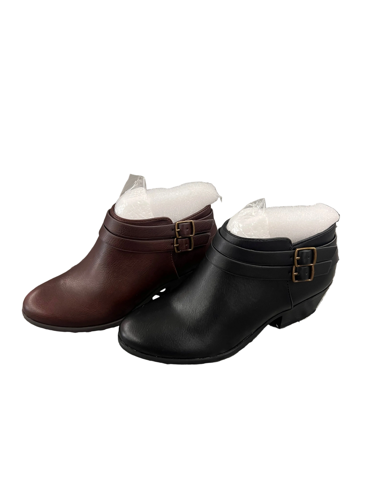 ANKLE BOOT WOTH SIDE BUCKLE CUP-S
