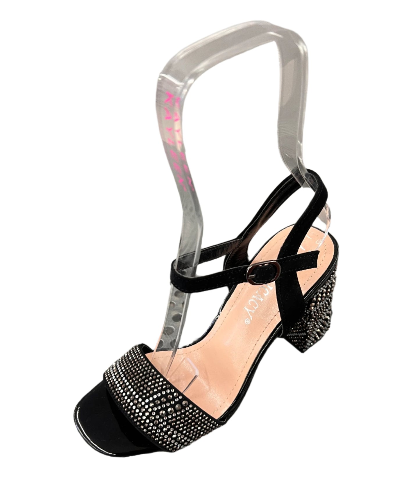 DETAIL RHINESTONE BLOCK HEEL VENICE-11