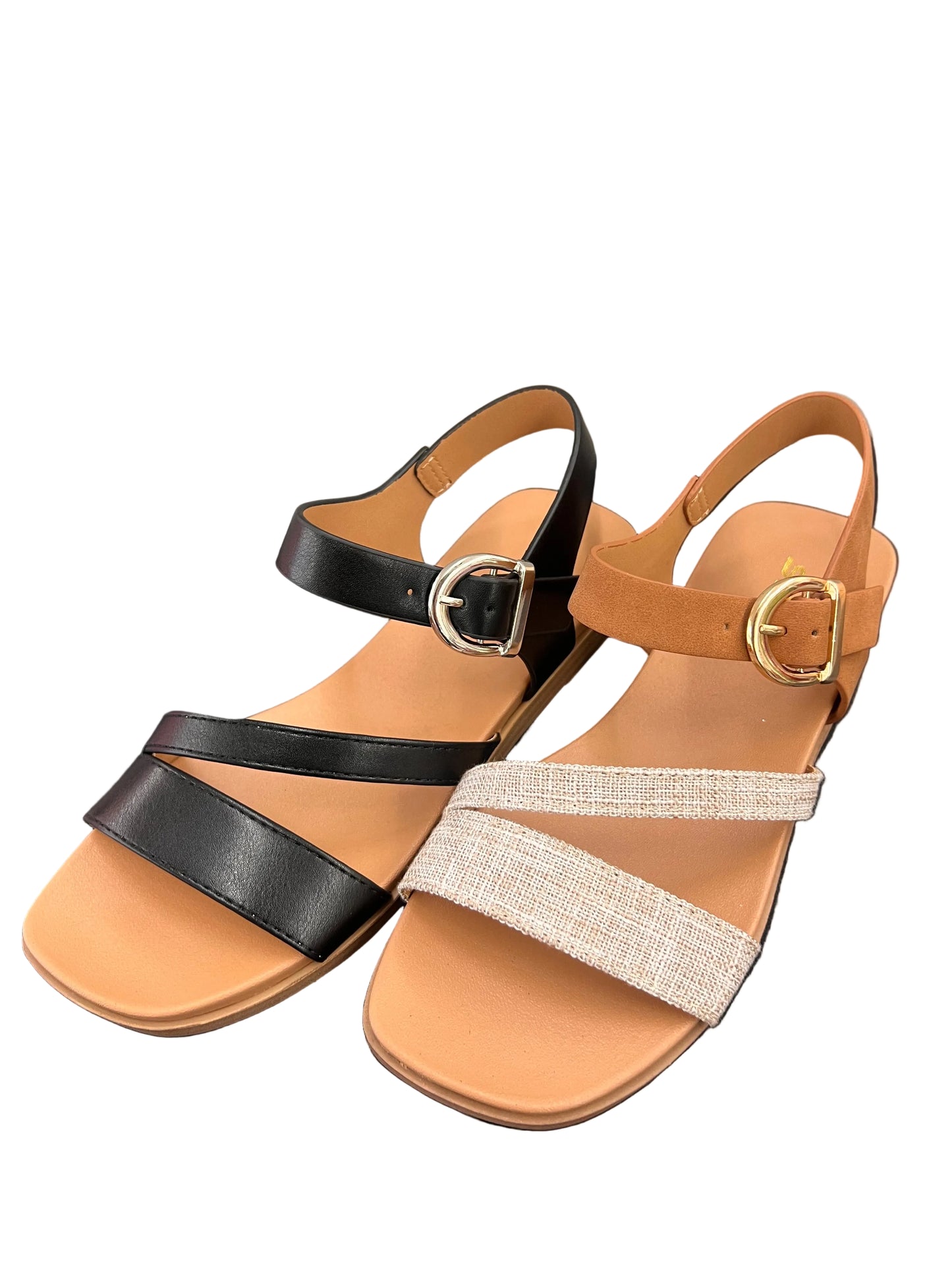 FLAT SANDAL WITH ADJUSTABLE BUCKLE ATTEND-S