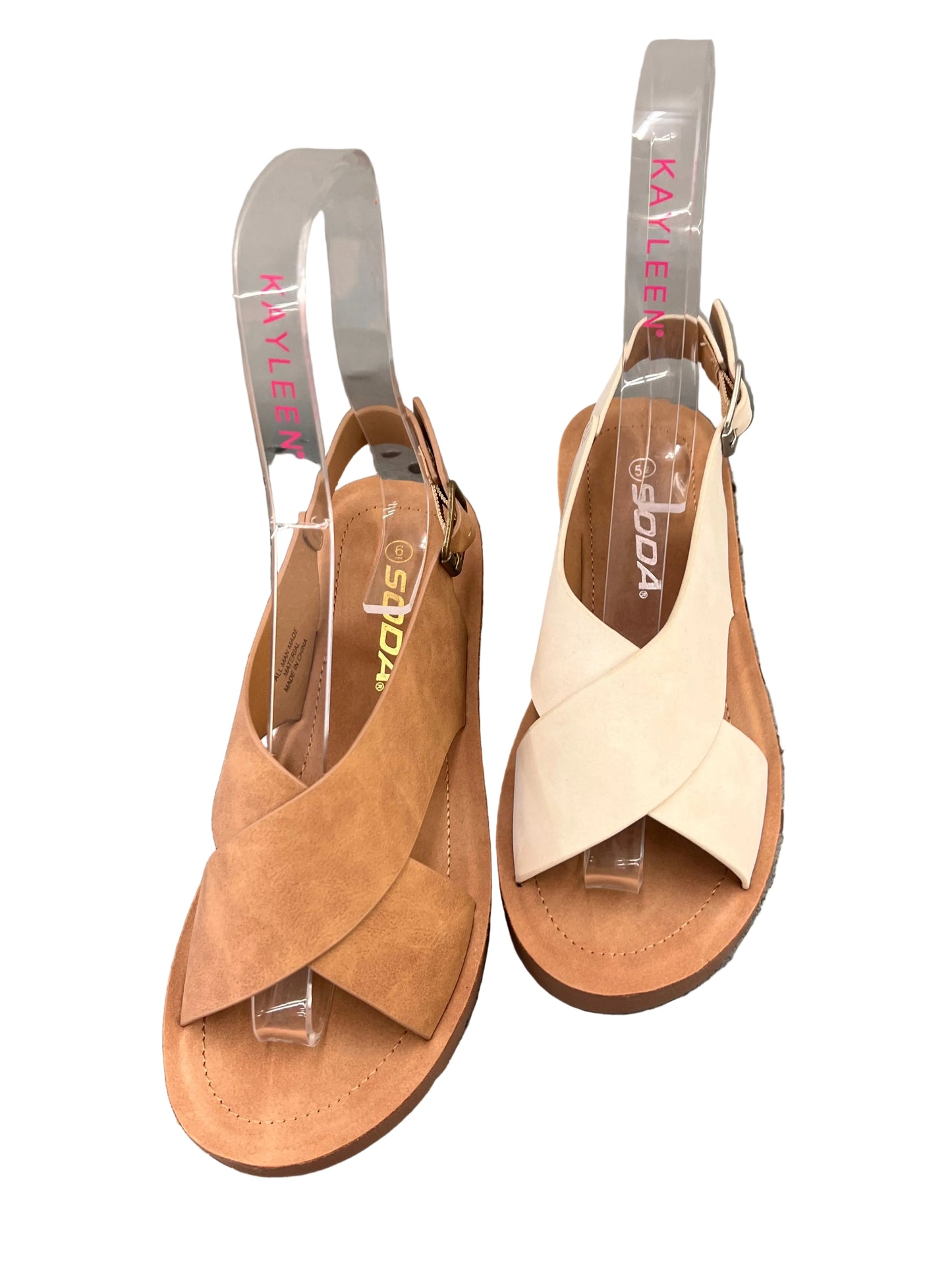 FLAT CROSS BAND SANDAL WITH LITTLE PLATFORM POSTMAN-S
