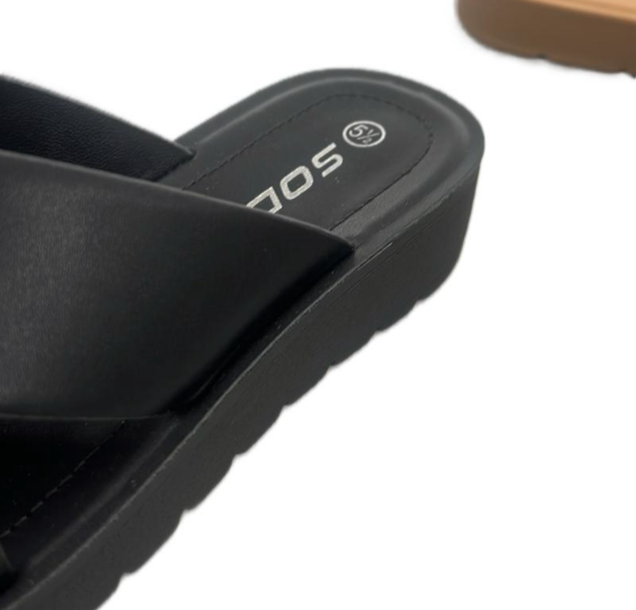 SIMPLE SLIDE SANDAL WITH CROSS BAND LUCY-S