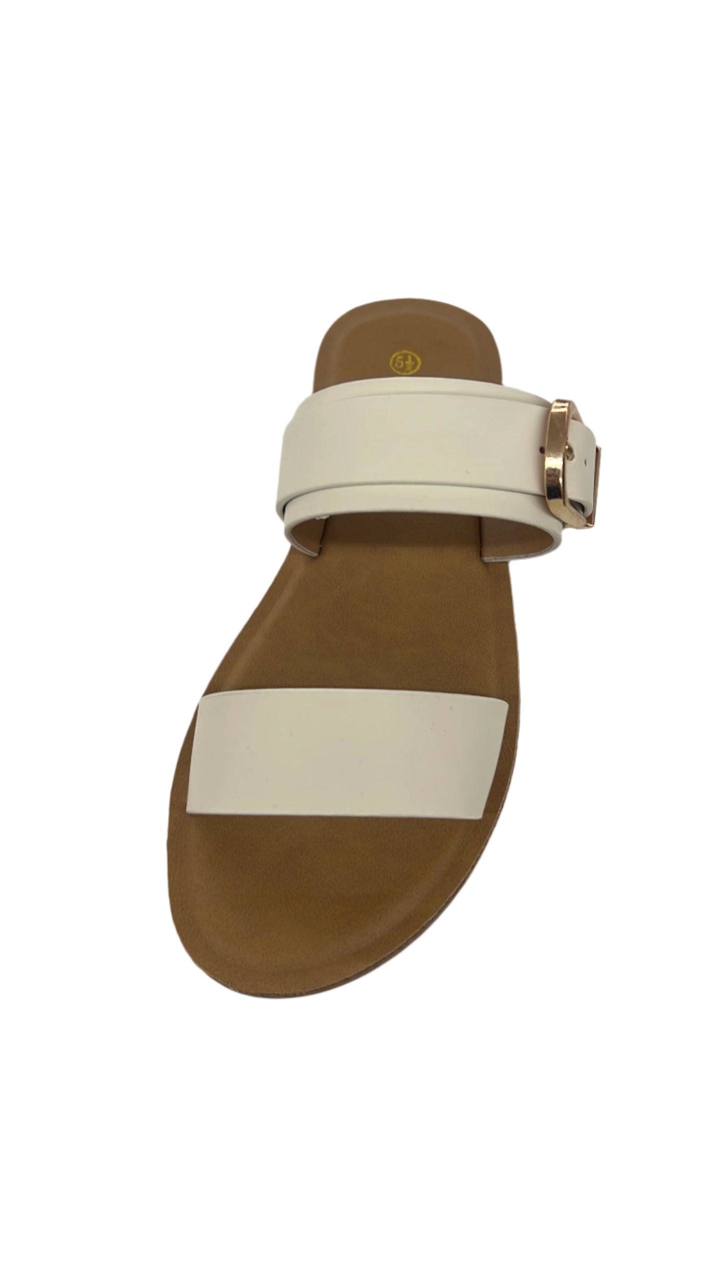 SLIDE SUMMER SANDAL WITH BUCKLE DETAIL INTENT-S