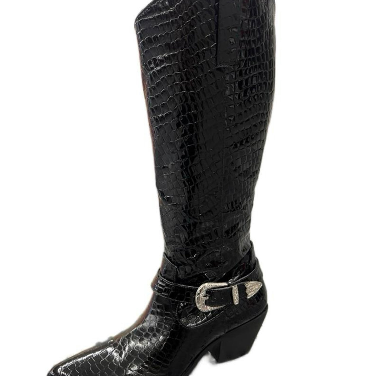 POINTED TOE WEATERN BOOT WITH SNAKE PRINT TRISTEN