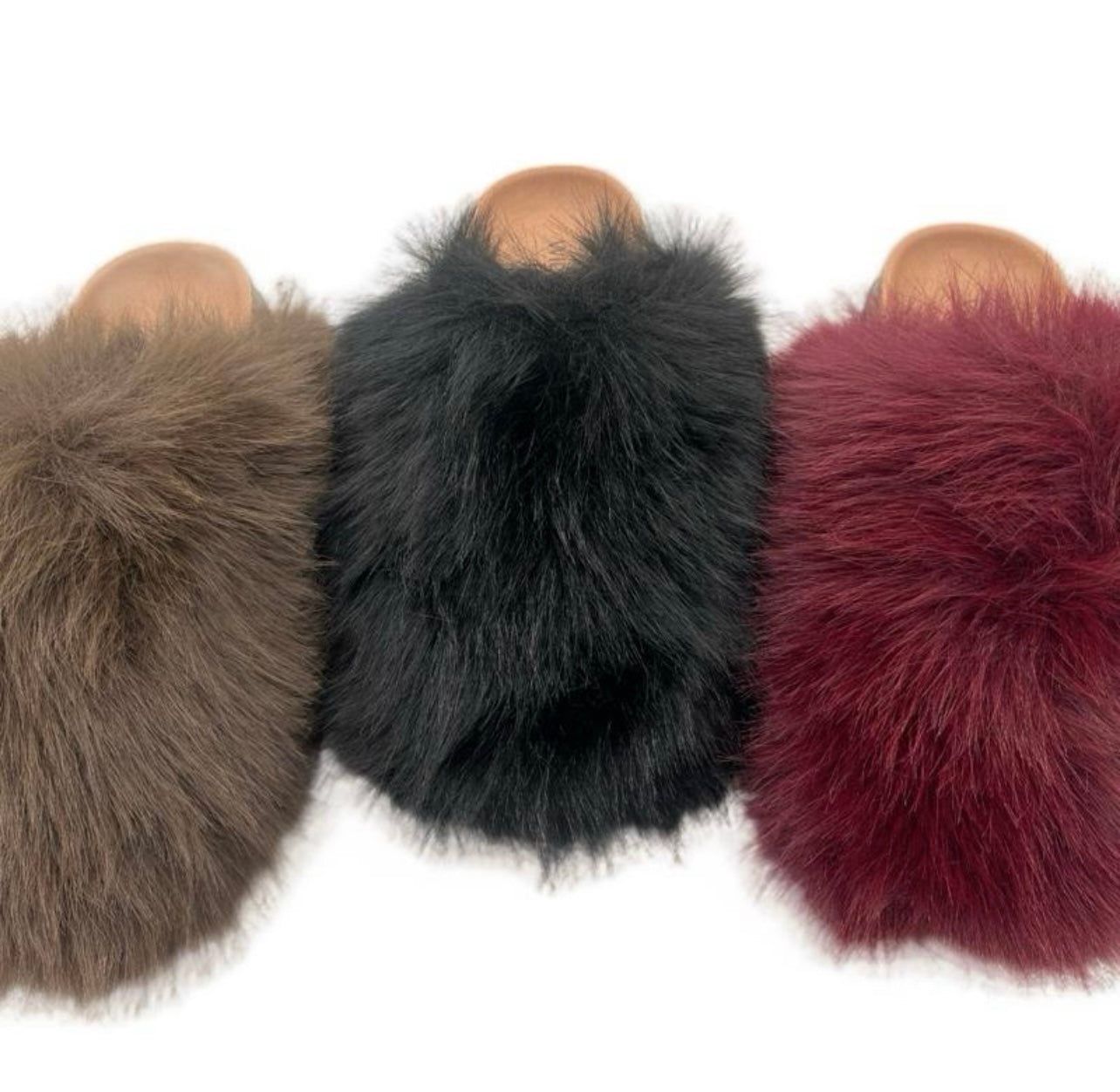 CASUAL FLUFFY SLIDE SLIPPER MATCHA-37