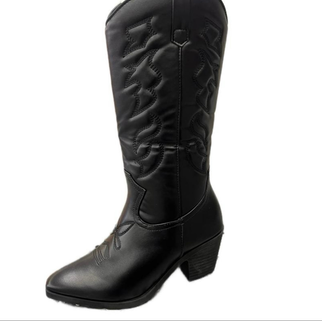 WESTERN BELOW THE KNEE BOOT WITH BLOCK HEEL AUSTIN-04