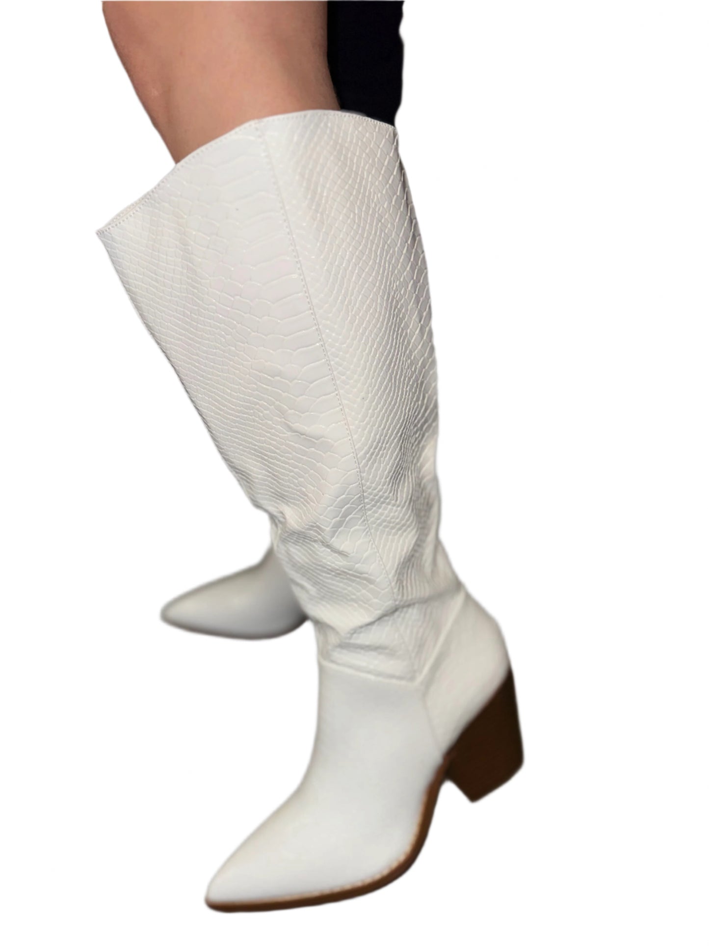 POINTED TOE SNAKE BOOT LILIBETH