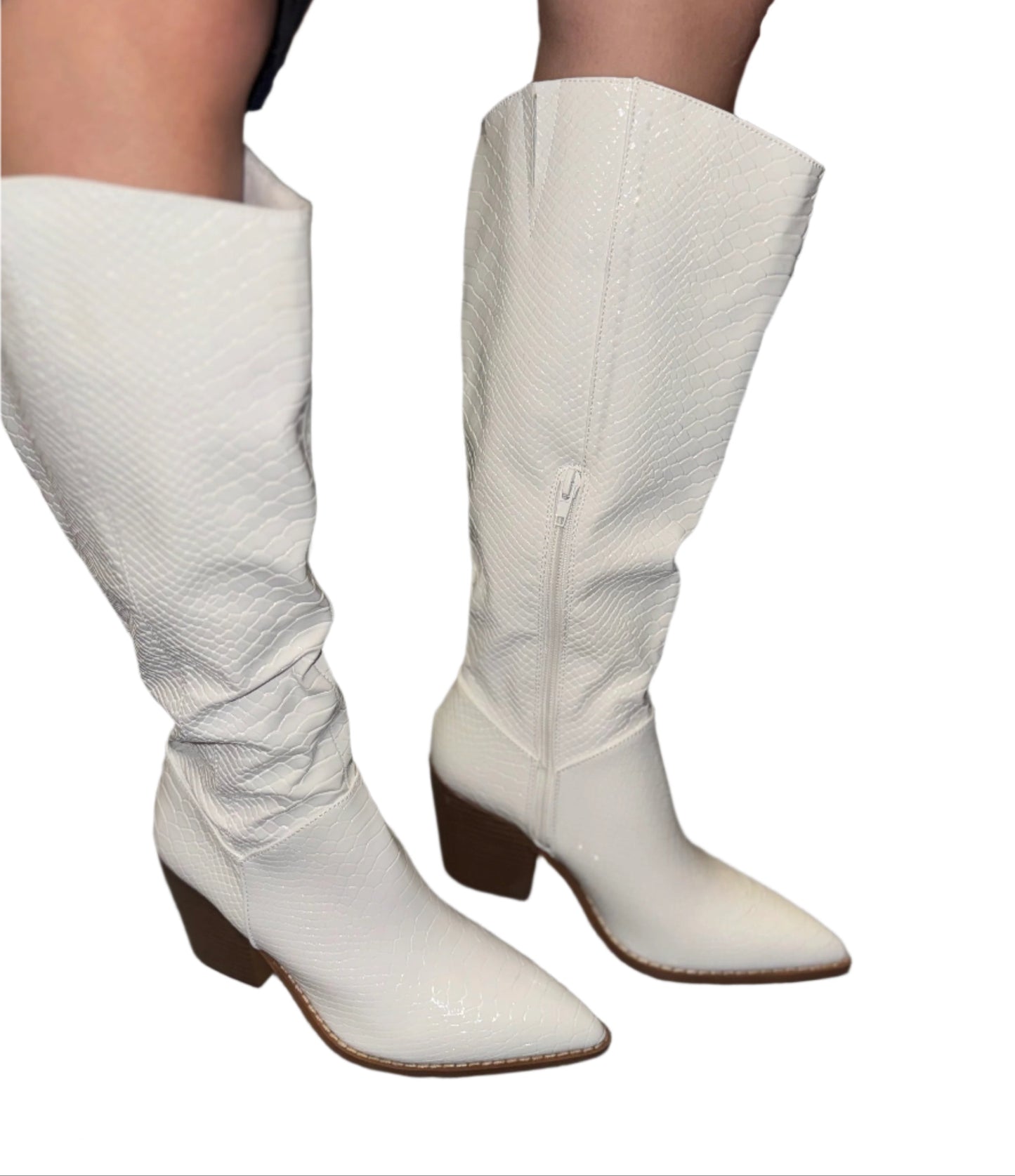 POINTED TOE SNAKE BOOT LILIBETH