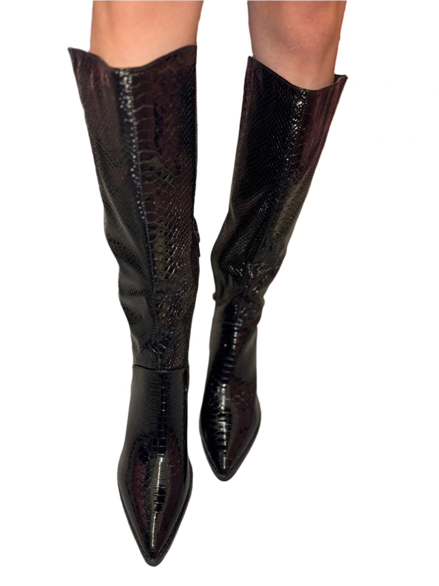 POINTED TOE SNAKE BOOT LILIBETH