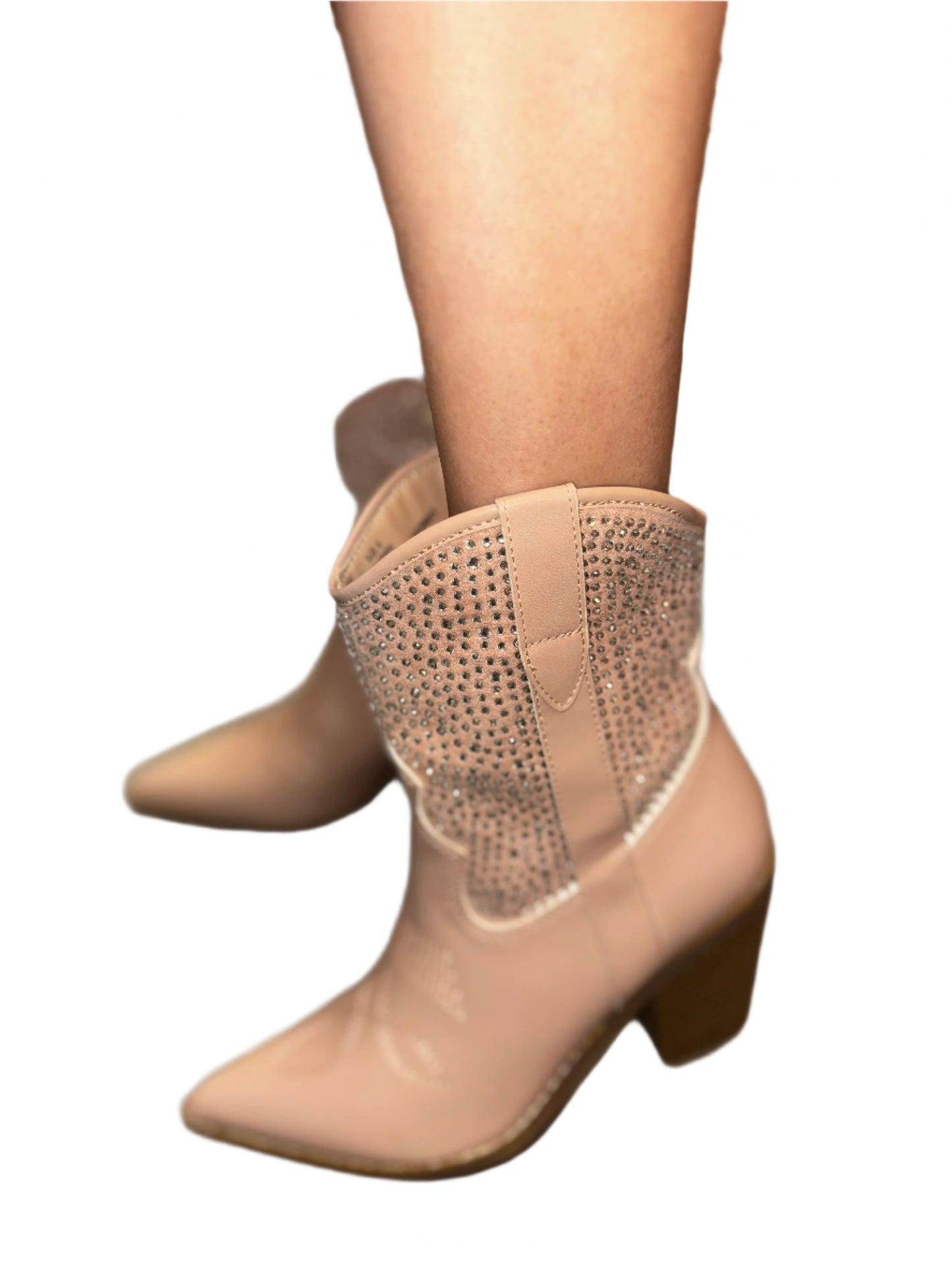 RHINESTONE POINTED TOE WESTERN BOOT CASSIDY
