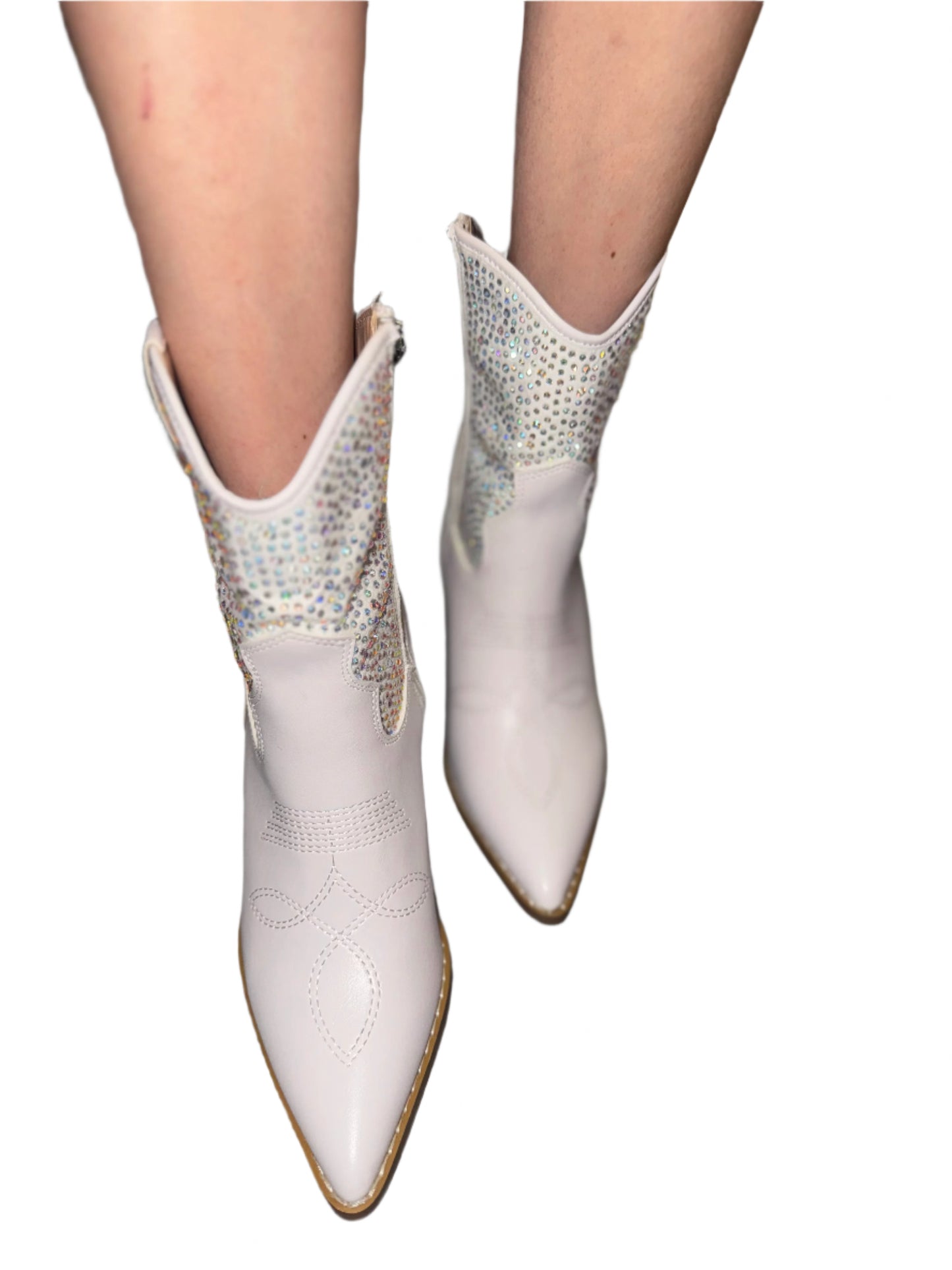 RHINESTONE POINTED TOE WESTERN BOOT CASSIDY