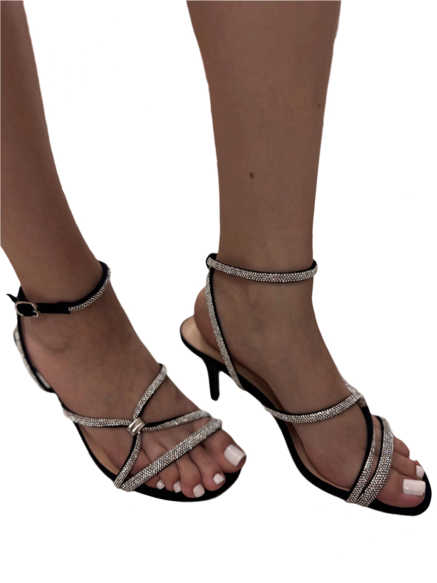 RHINESTONE KITTEN HEEL PATRICIA-S