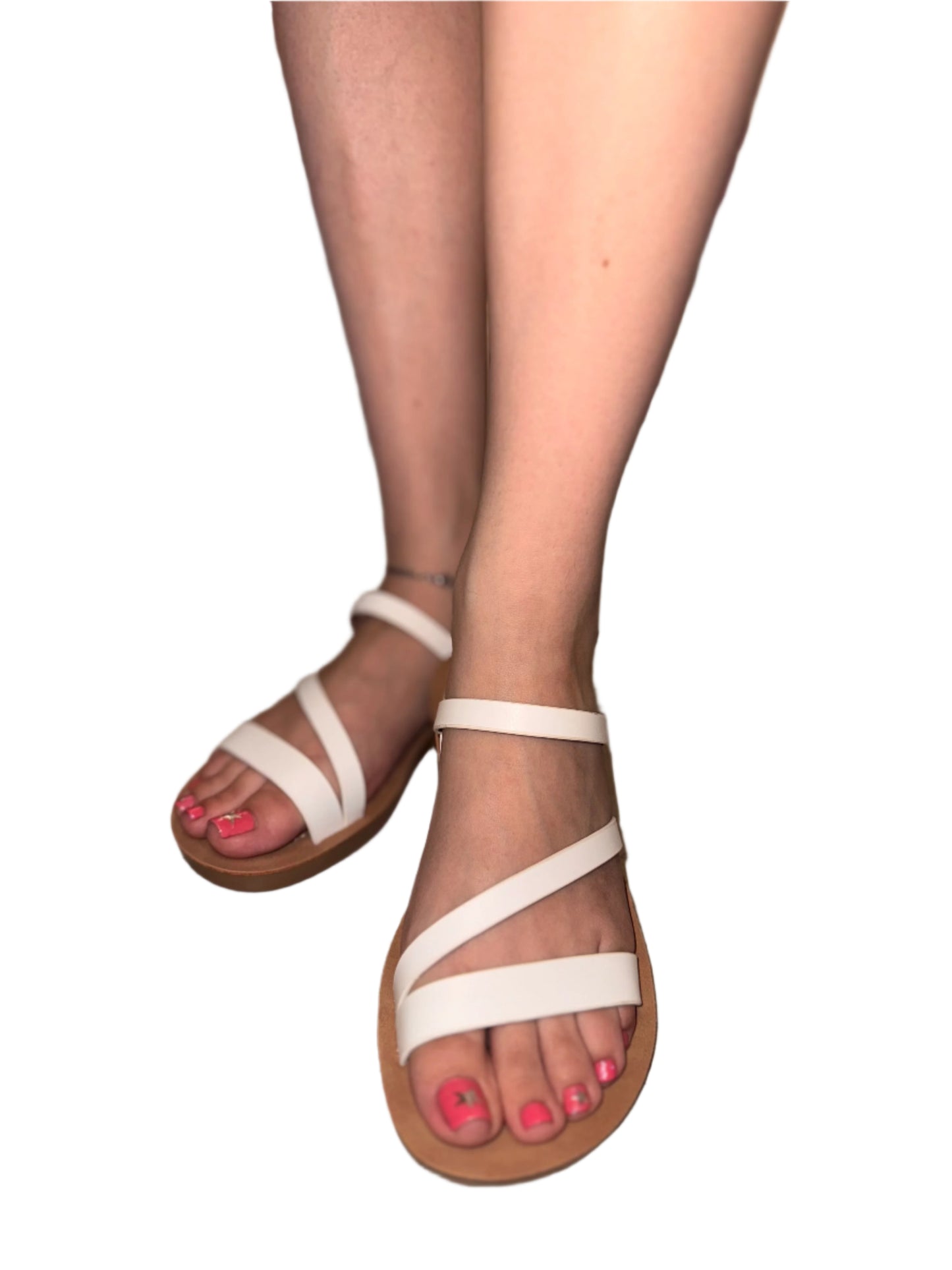 CASUAL STRAPPY SANDAL WITH SIDE BUCKLE ENFOLD-S