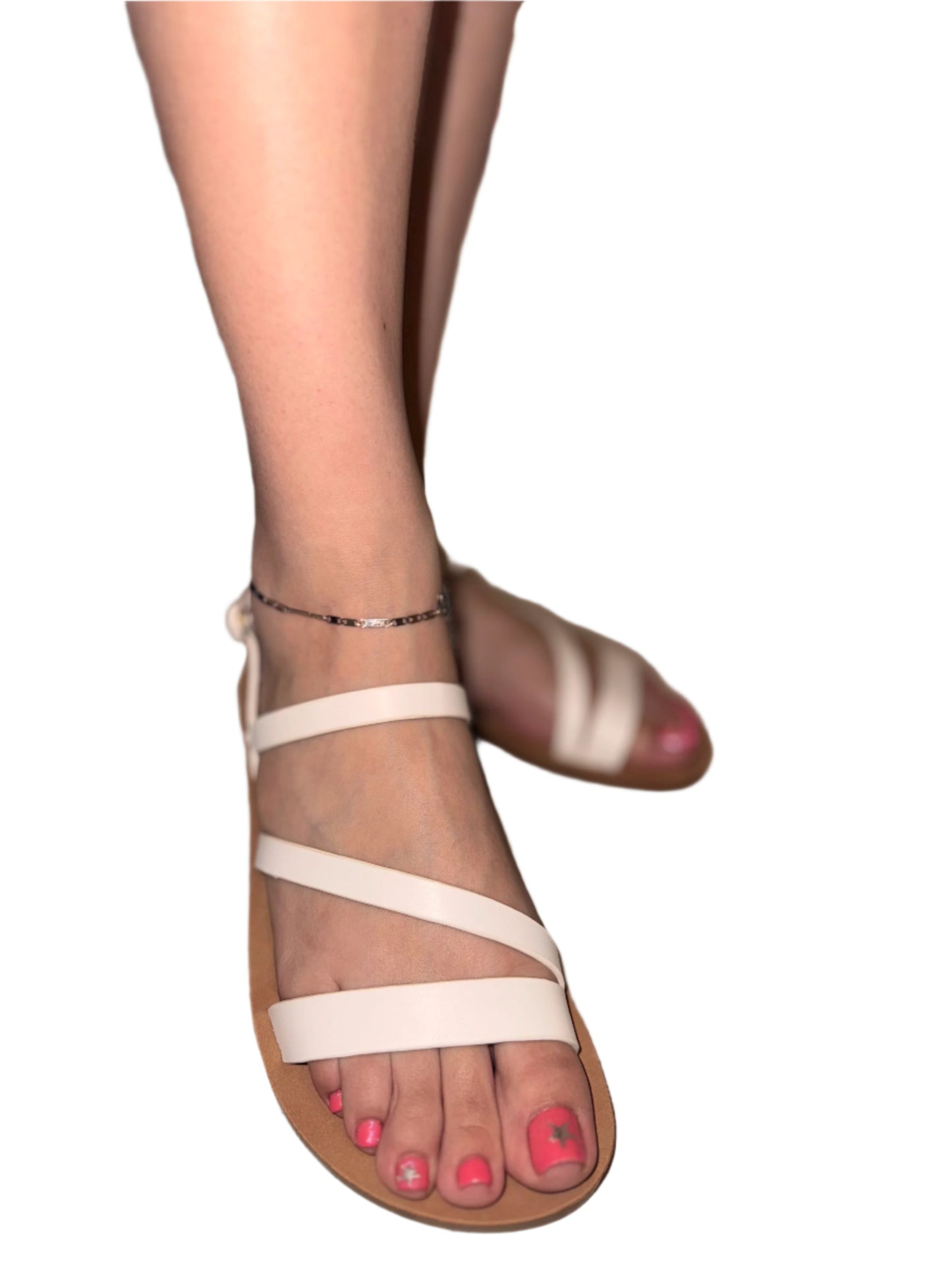 CASUAL STRAPPY SANDAL WITH SIDE BUCKLE ENFOLD-S