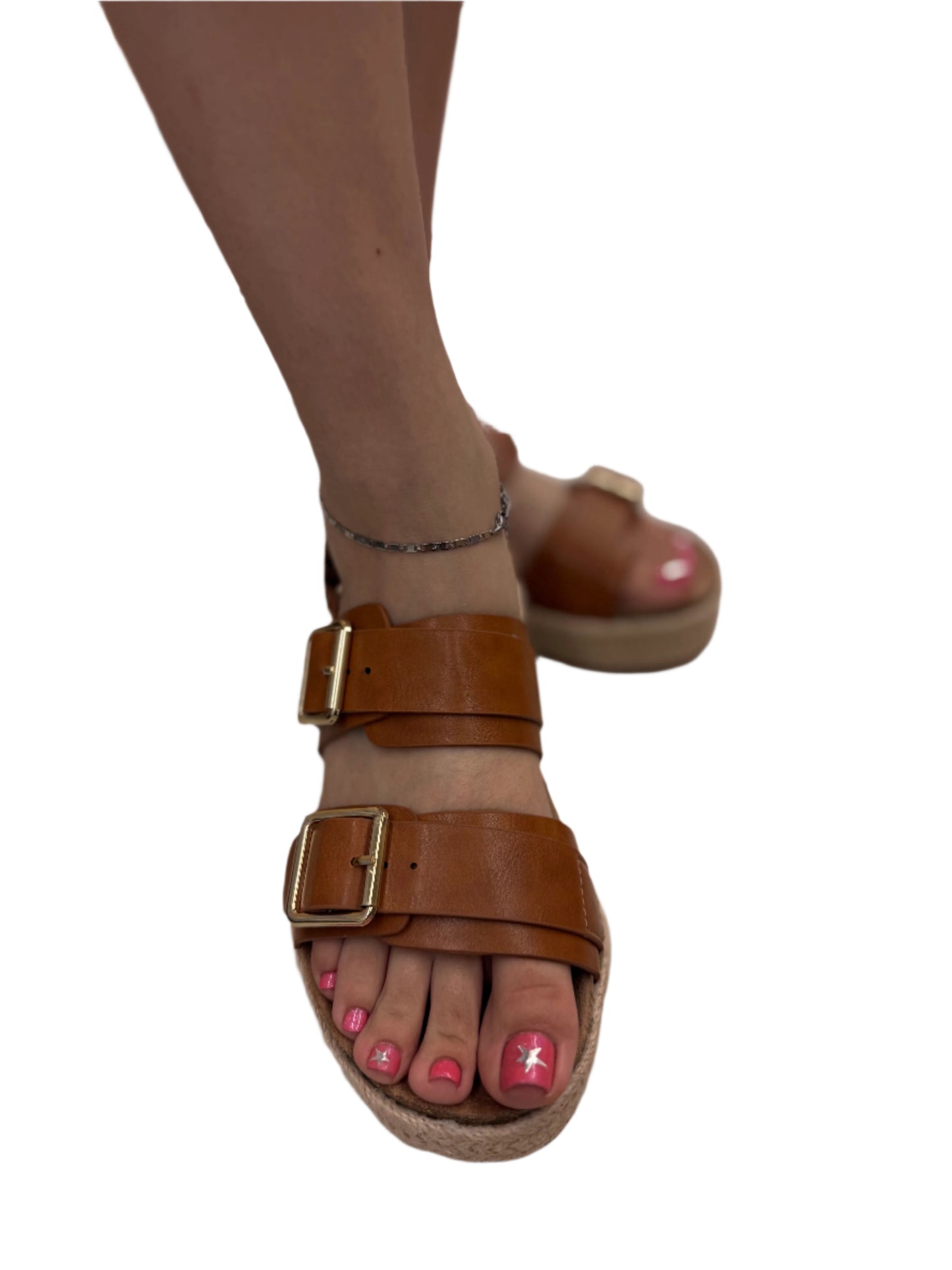 SUMMER PLATFORM DOUBLE BUCKLE SANDAL BRAKE-07