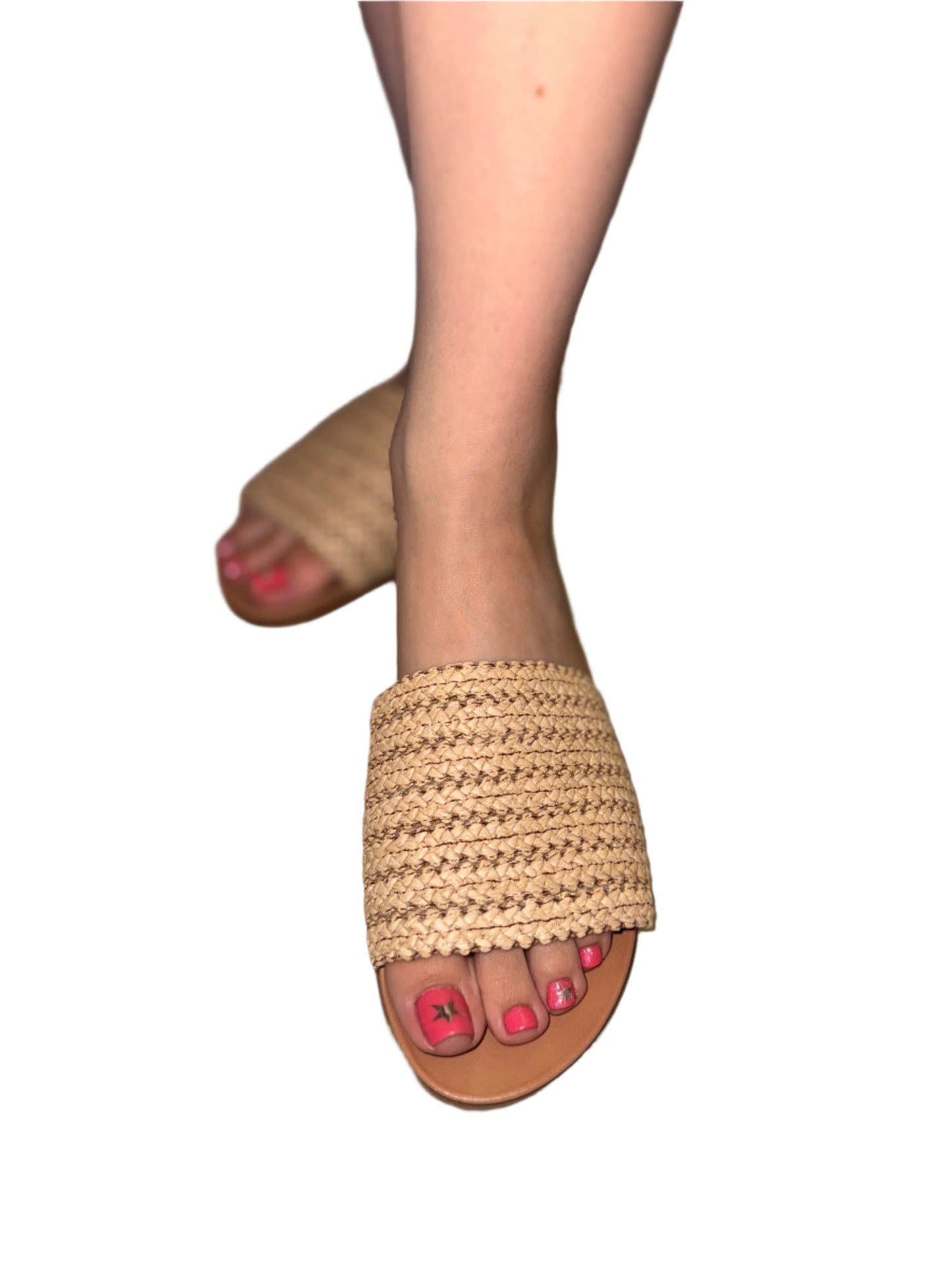 CASUAL SUMMER SLIDE WITH WOVEN BAND FATE-S