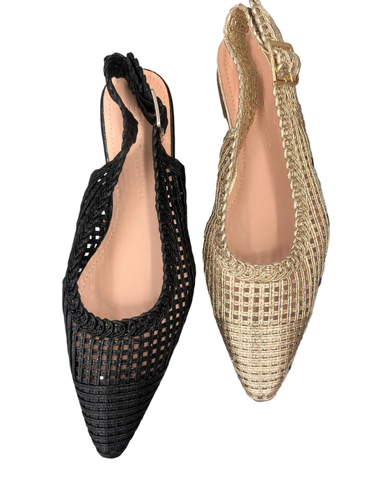 MESH POINTED TOE BALLET FLAT COSMICA-01