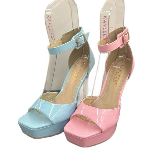 PLATFORM STILETTO WITH ADJUSTABLE BUCKLE AMALEA-1