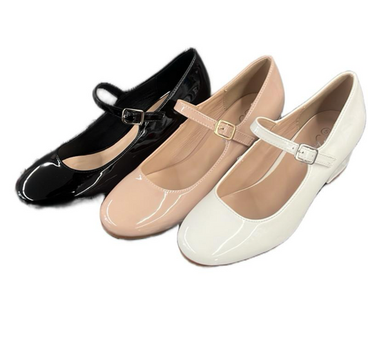 SIMPLE KITTEN BLOCK HEEL WITH CLOSED TOE HILL-39