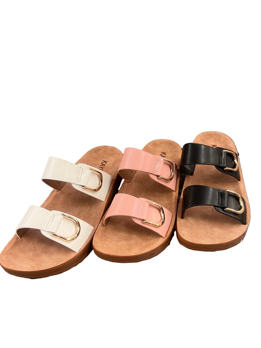 SIMPLE BUCKLE SLIDE SANDAL BLOOM-301