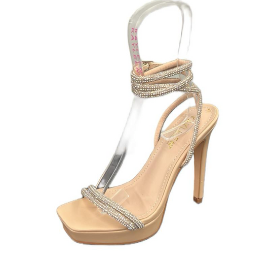 RHINESTONE STILETTO WITH PLATFORM MISTY-12
