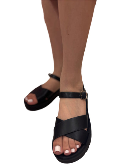CASUAL SANDAL WITH CROSS TOE BAND CHESTER-S