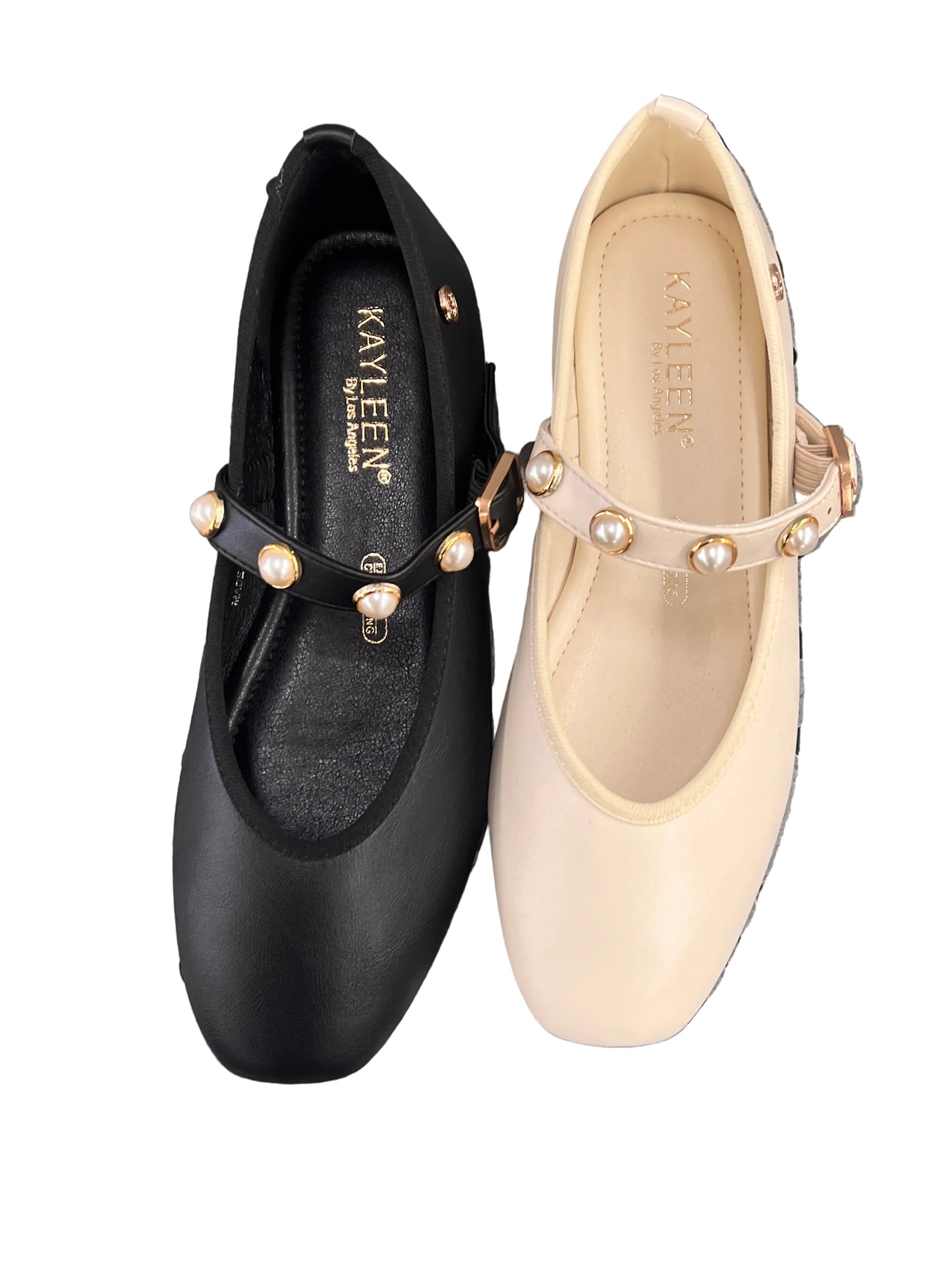 FLAT BALLET FLAT WITH PEARL BAND DOHA-21