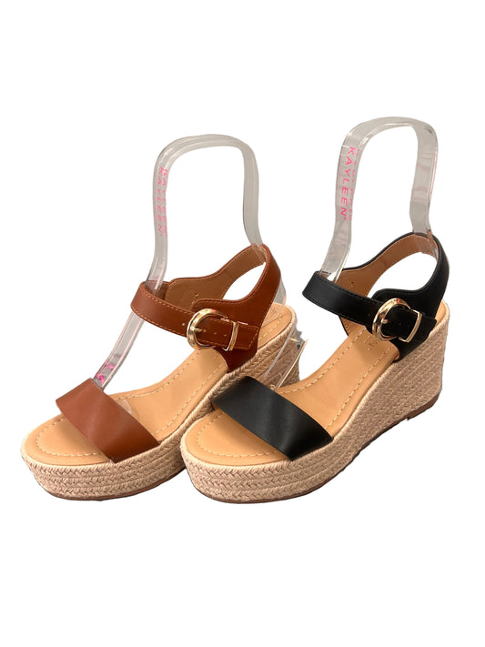 SIMPLE RAFFIA WEDGE HEEL KAMAL-101