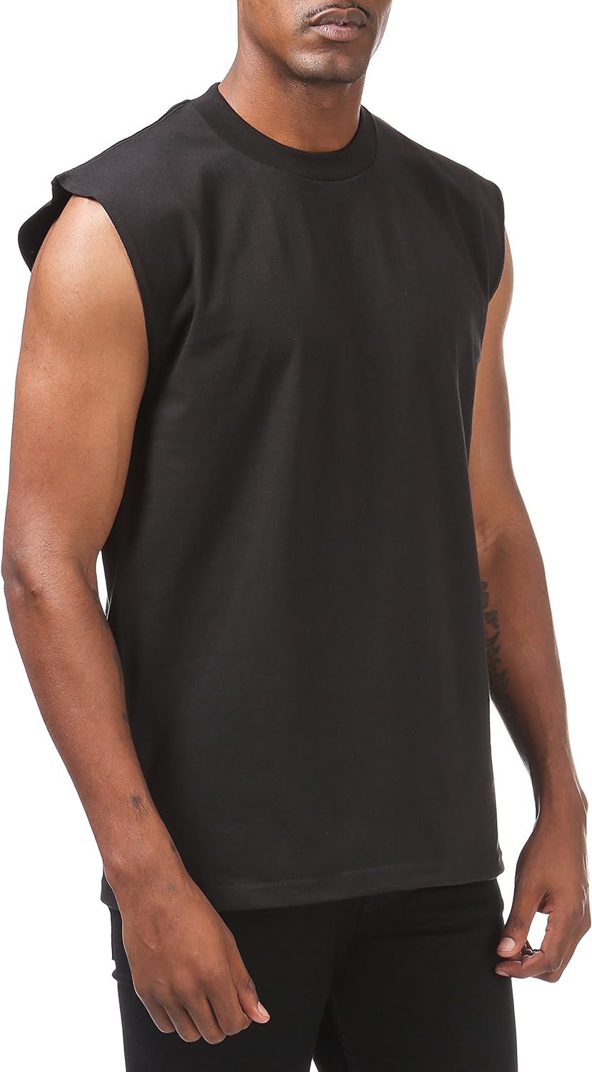 Pro Club Men's Heavyweight Sleeveless Muscle T-Shirt