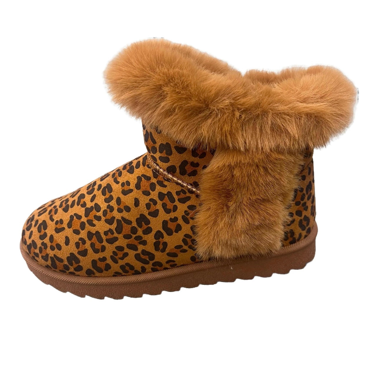 COMFORT BOOT WITH FUZZY DETAIL MELON-04