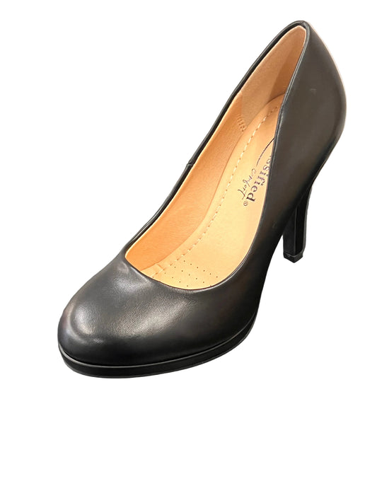 ROUND TOE STILETTO PUMP HEEL JANE