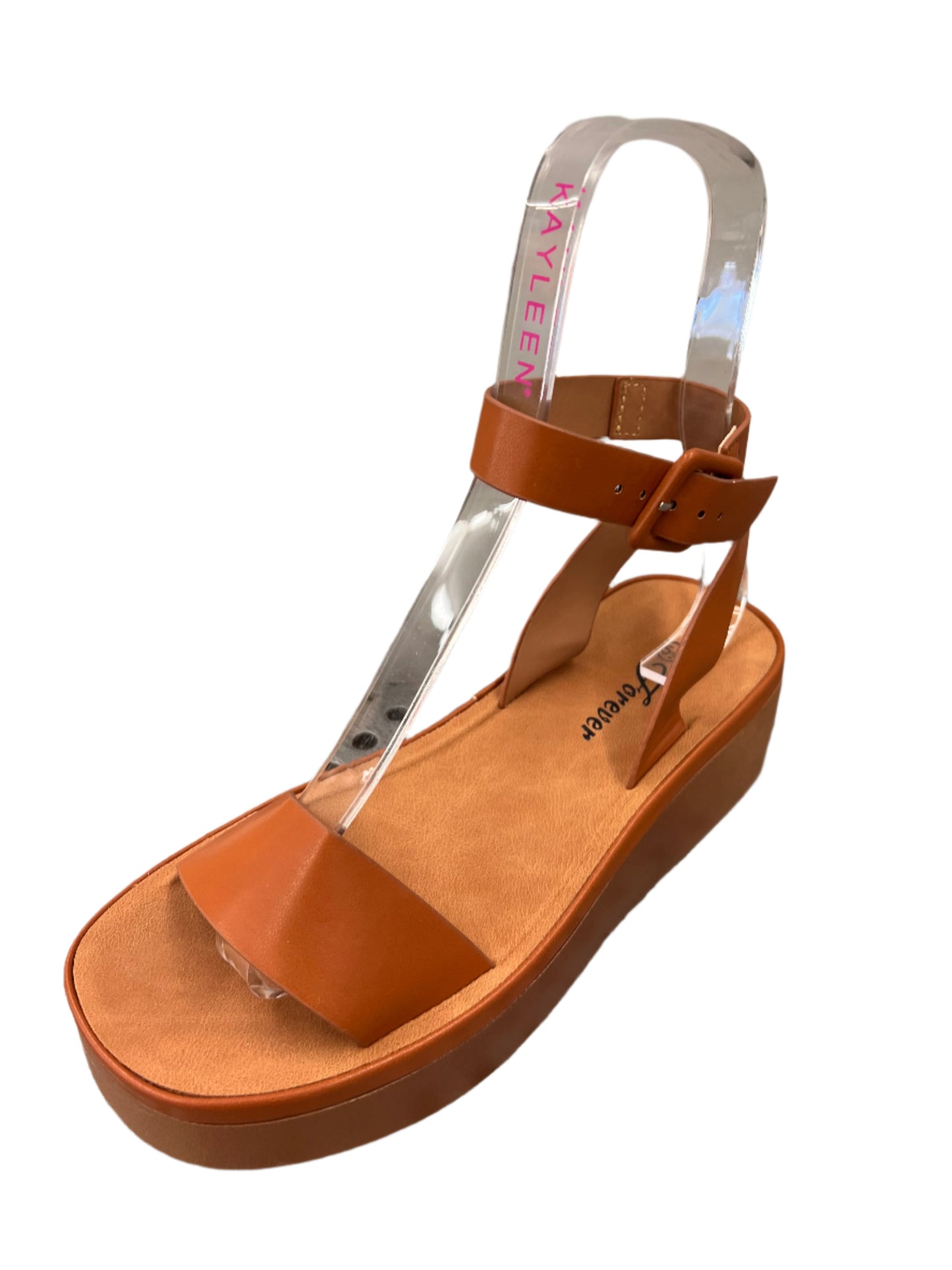 SIMPLE PLATFORM SANDAL WITH SIDE BUCKLE MILOU-97