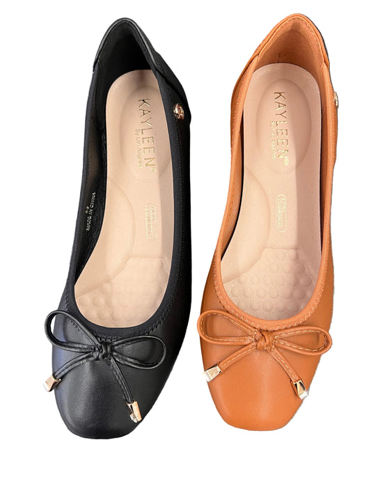 FLAT COMFORT BALLET FLAT WITH BOW DETAIL CORONA-305