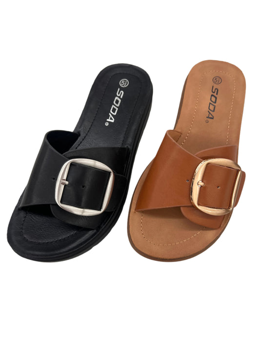 SLIDE BUCKLE SANDAL DELIGHT