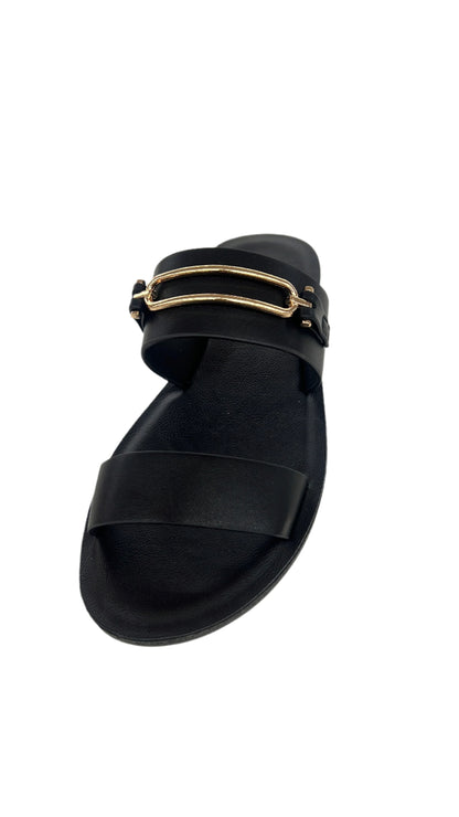 SLIDE SUMMER SANDAL WITH GOLD DETAIL SCENTS-S