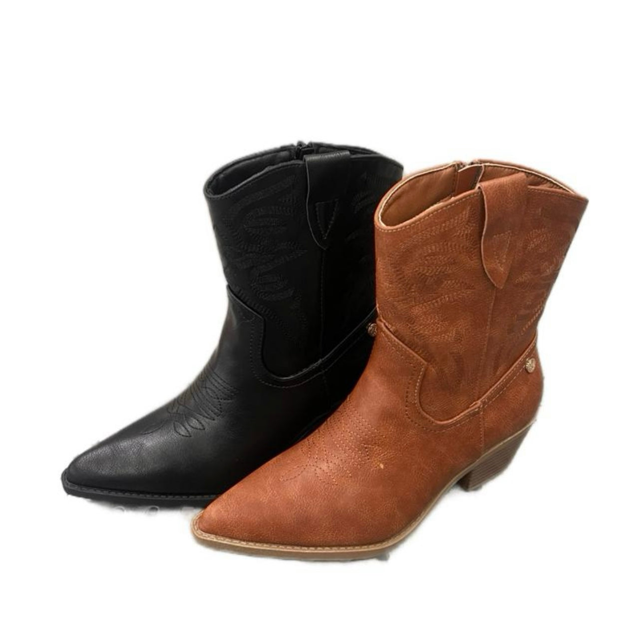 WESTERN ANKLE BOOT WITH BLOCK HEEL LANDER-101