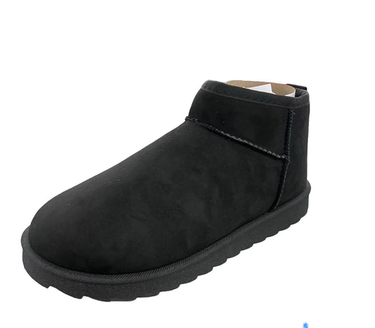 ANKLE BOOT WITH FUZZY INSIDE LINING MELON-01