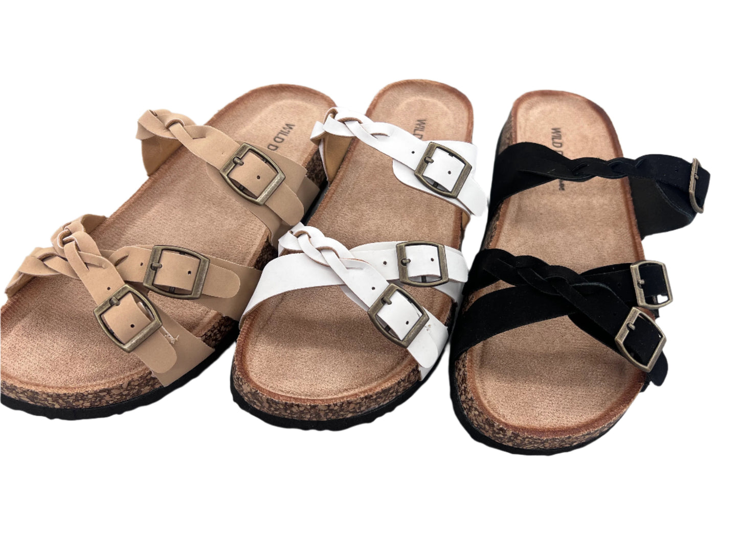 CASUAL SANDAL WITH BRAIDED BANDS MICHIKO-136