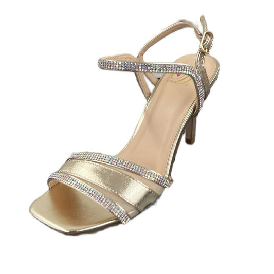 KITTEN HEEL WITH RHINESTONE DETAIL COSTUME-S