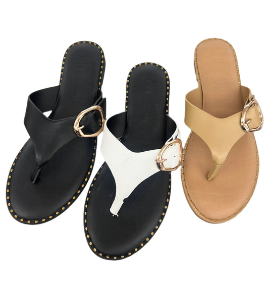 FLIP FLOP WITH BUCKLE RICI-03
