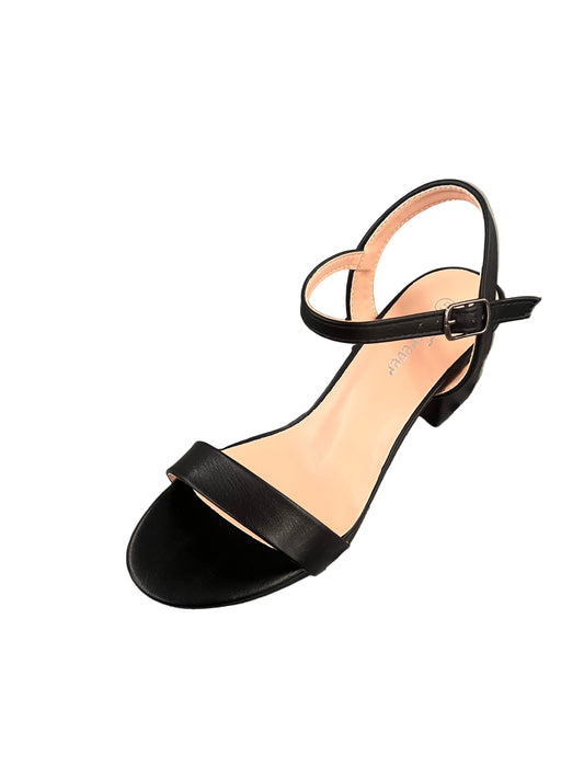 CASUAL BLOCK HEEL WITH ADJUSTABLE BUCKLE NATALY-05
